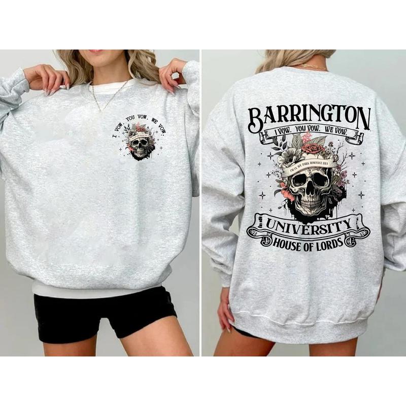 Retro Barrington University The Ritual Sweatshirt, Shantel Tessier Merch, Book Lover Shirt, Bookish Merch, Booktok Shirt, LORDS Series Book Shirt, Dar