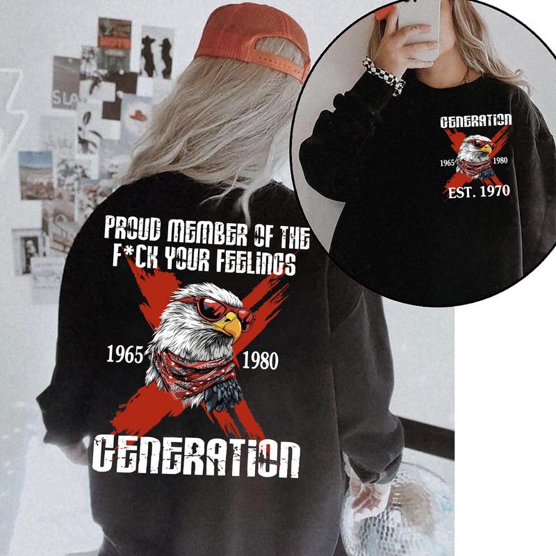 Proud Gen X Neglect T-Shirt Raised On Hose Water, Vintage Inspired Sarcasm Quotes