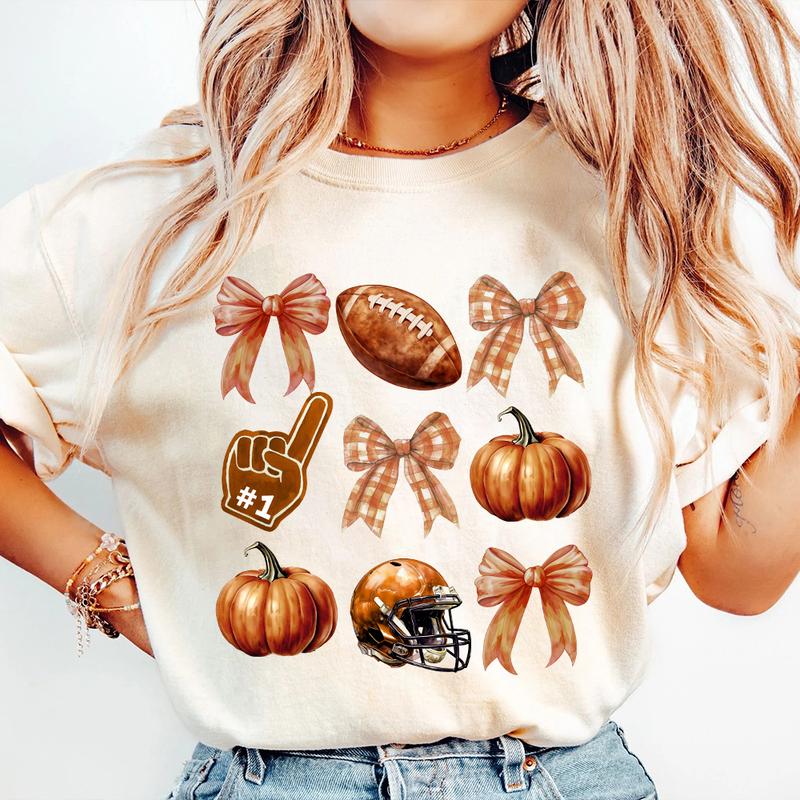 Retro Coquette Football Shirt, Football Mom Shirt, Fall Football Shirt, Game Day Shirt, Football Season, Sport Gift, Football Mama