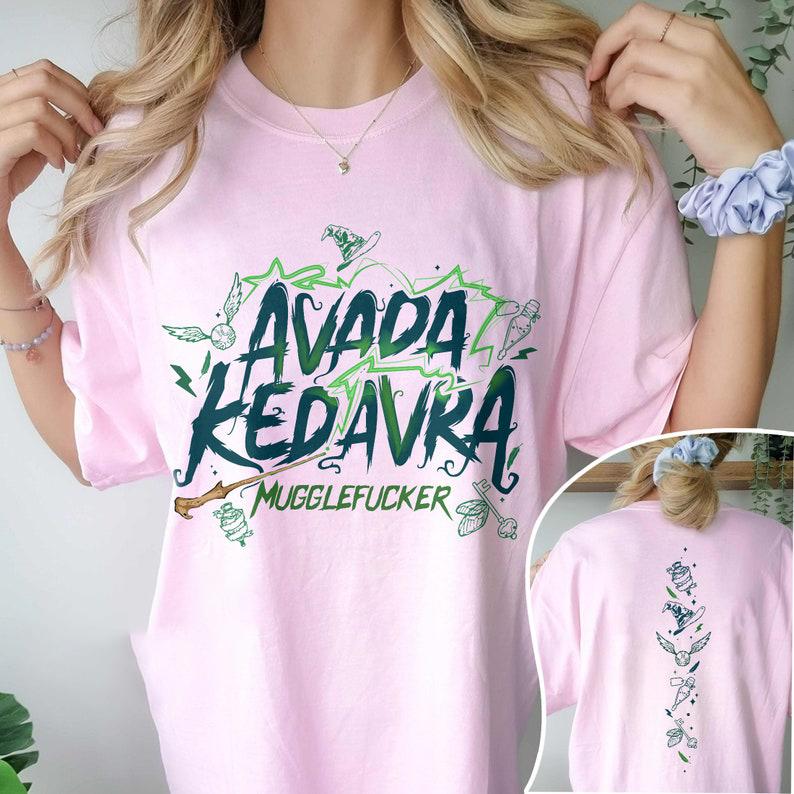 Harry Potter Fans T-Shirt, Magic Wand T-Shirt, Avada Kedavra T-Shirt, Wizard Birthday T-Shirt, Harry Potter T-Shirt, Bookish T-Shirt, Gift For Friends