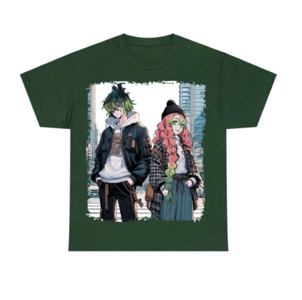 Gyutaro Mitsuri Shirt, Animee Shirt Sweatshirt Hoodie Unisex