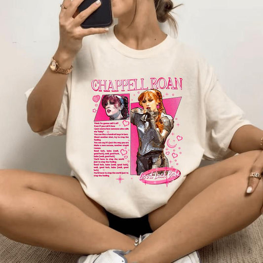 Chappell Roan Of Arc Good Luck Babe Shirt Cotton Top