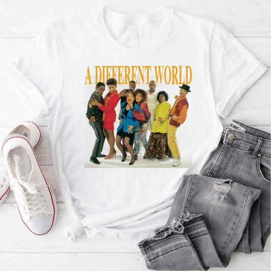 Vintage A Different World Tee Shirt, A Different World Nostalgia Shirt, 80s TV Show Shirt, Gift for Friends and Family