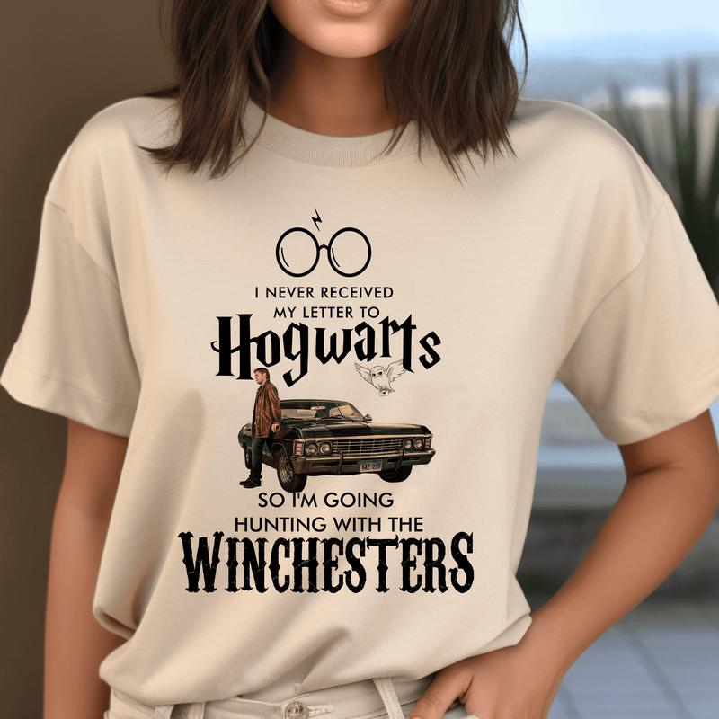 Hogwarts T-Shirt, Winchester Shirt, Supernatural Tee, Winchester Bros Shirt, Dean Winchester Tee, Sam And Dean Shirt, Unisex Adult Tshirt For Mens, Wo