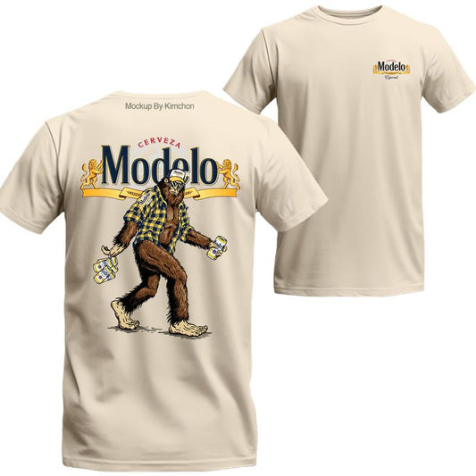 Bigfoot Modelo Especial T-shirt Modelo Especial Shirt, Beer Shirt Viral, Beer Crewneck, Menswear Top Underwear Tshirt Streetwear