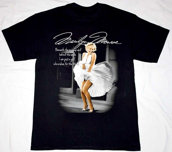 Marilyn Monroe Singer Collection Quotes All To T-shirt Cotton Menswear