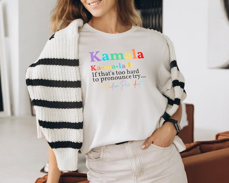 Madam President T-Shirt, Kamala Harriss Shirt, Democrat Tee, Election 2024 Shirt, Vote Democrat T-shirt, Colors Kamala Shirt, Election 2024 Shirt