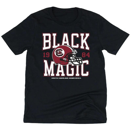 Vintage Gamecocks Football Black Magic 1984 Tee Classic Cotton Menswear Top Embroidered Hoodie