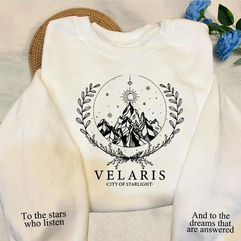 Velaris City of Starlight ACOTAR Sweatshirt Women The Night Court Graphic Sweatshirs Court of Dreams Sarah Bookish Sweat Tops