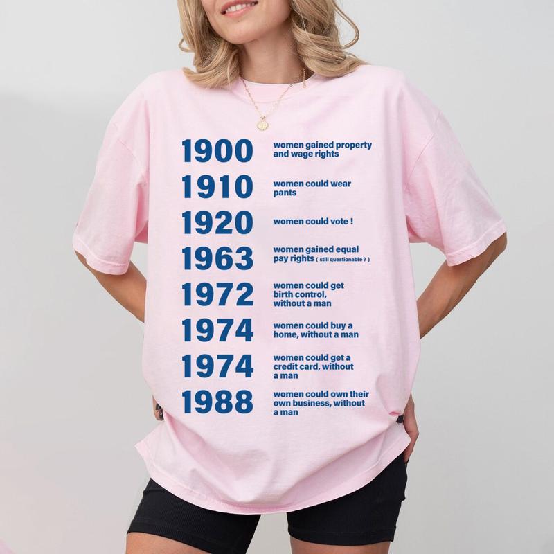 Feminist Shirt, Reproductive Rights Shirt, Womens Right Equality Shirt Cotton Crewneck