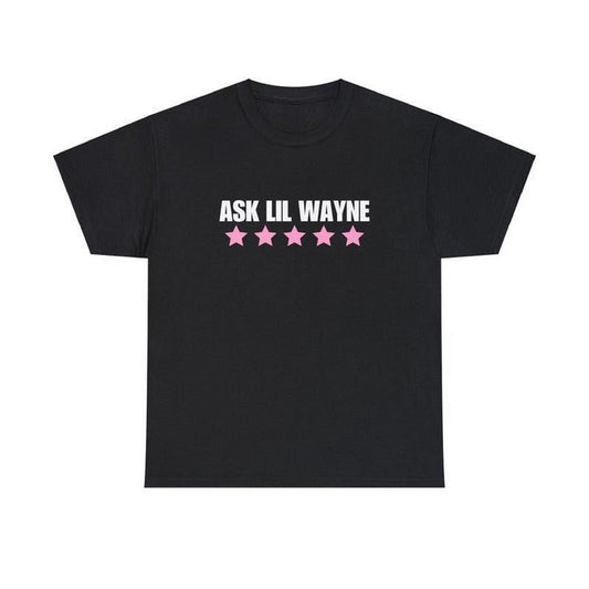 ASK LIL WAYNE T-shirt, Nicki world tour T-shirt, vintage Graphic Crewneck T-shirt, Rap Tour Tee