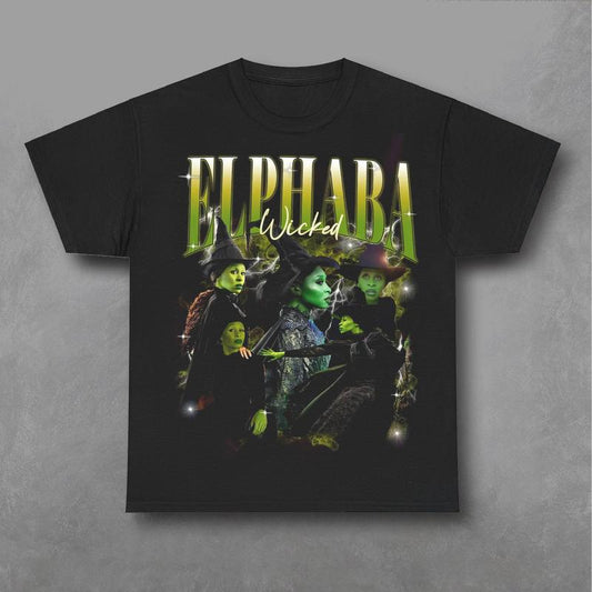 Elphaba Wicked Shirt, Glinda The Good Shirt, Wizard Of Oz Witch Pink And Green Tee, Wicked Tee Unisex Graphic Cotton Tops