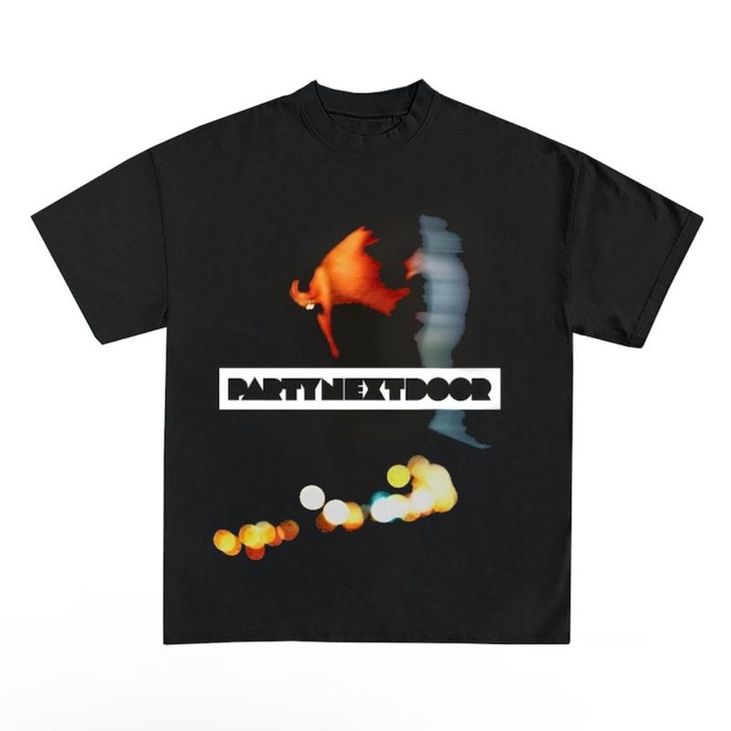 PARTYNEXTDOOR GRAPHIC T-SHIRT FOR MEN WOMEN Crewneck Classic Cotton Fabric