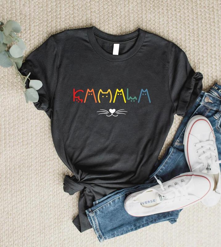 Harris Walz 2024 Kamala Cat Shirt, Kamala Harris Sweatshirt, Kamala For The People, Vice President Democrat T-Shirt