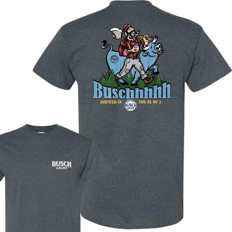 Busch Light Brewed In The US Of A Tee T-shirt, Busch Light T-shirt, Full Color For Men And Women T-shirt, Busch Light Beer T-shirt