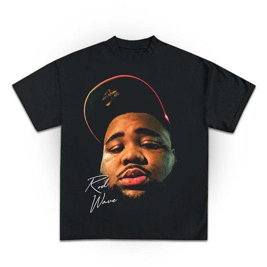 RD Wave Face Graphic Shirt, Vintage Wash Unisex T-Shirt, Perfect for 90s Rap Fans!