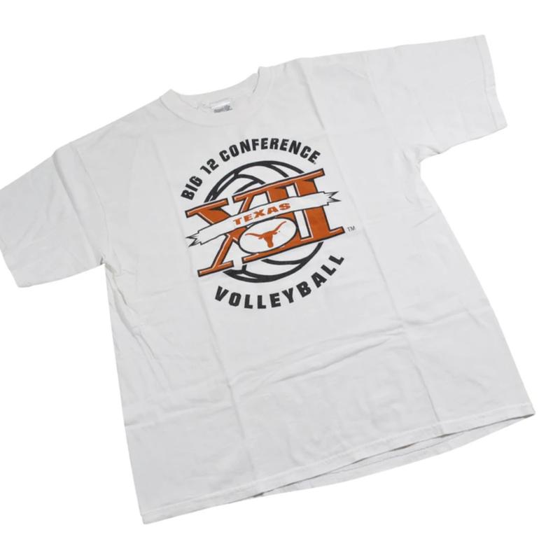 Vintage 90s Texas Longhorns Volleyball Shirt Cotton Menswear Top
