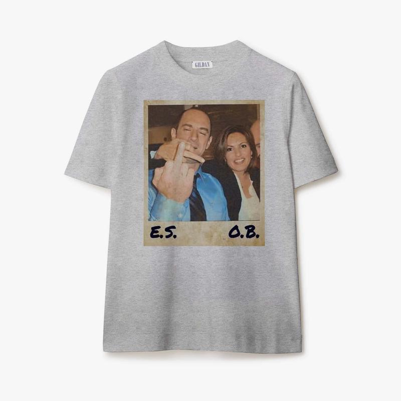 Elliot Stabler And Olivia Benson Shirt Law And Order Shirt Elliot And Olivia Law And Order Svu Vintage Shirt Shirt Fabric