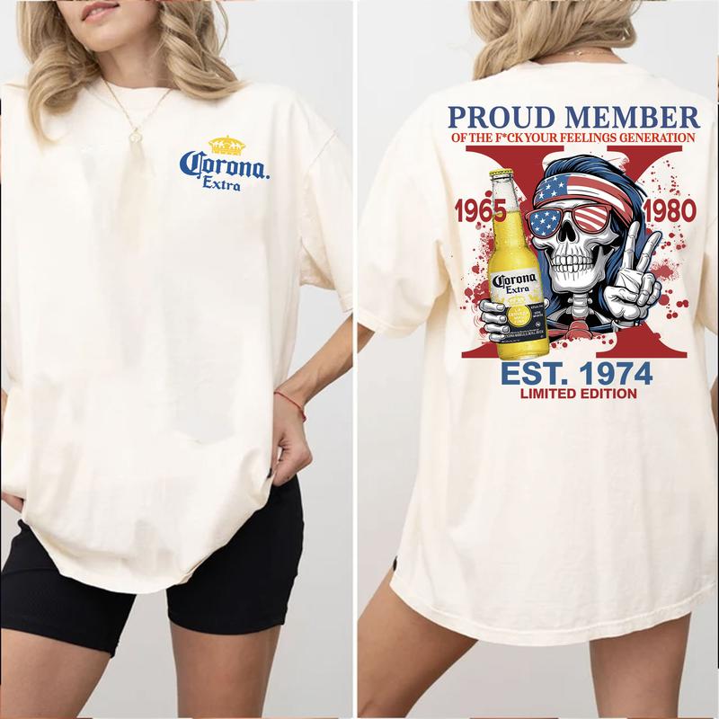 Gen X Proud Member Shirt Customize, Raised On Hose Water Neglect Vintage Inspired, Funny T-Shirt