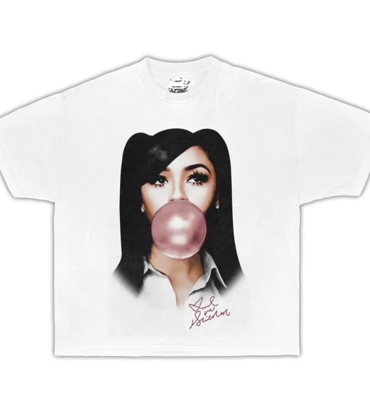 Mariah The Scientist Bubble Pop Boxy Cotton Tee Shirt
