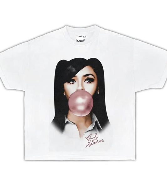 Mariah The Scientist Bubble Pop Boxy Cotton Tee Shirt