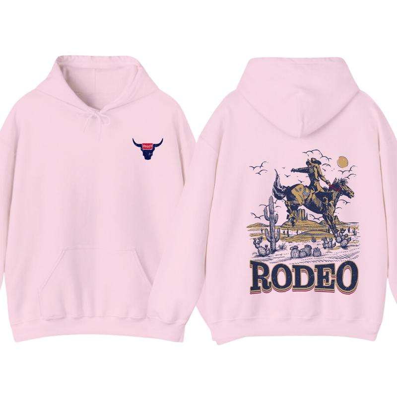 Western Coowboy Shirt, Rodeoo Hoodie, Vintage 90s Graphic Western Hoodie