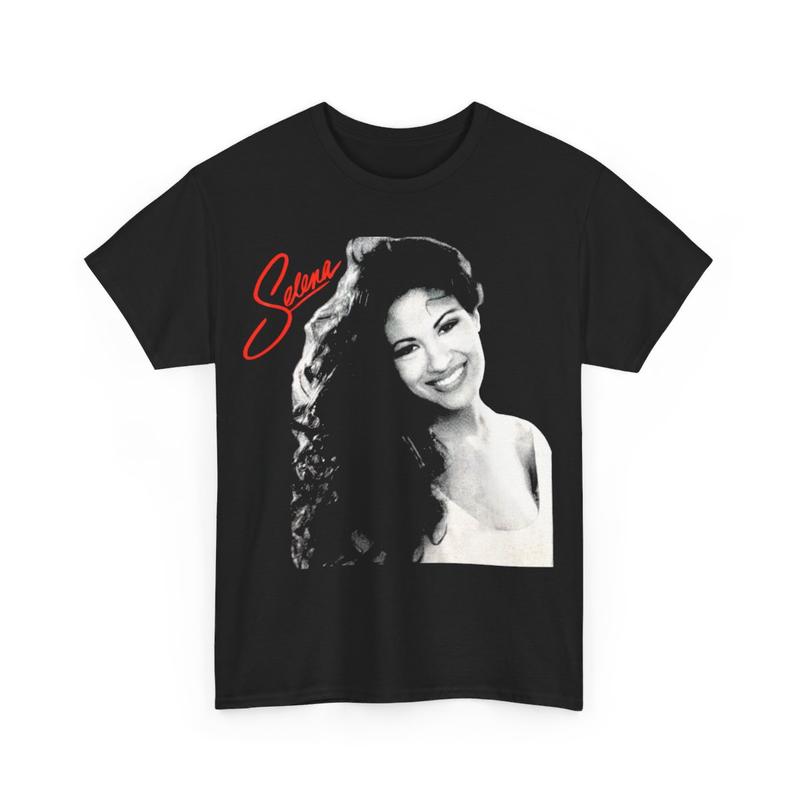 Selena T-shirt Selena Quintanilla Cotton Unisex Shirt  Menswear Tshirt