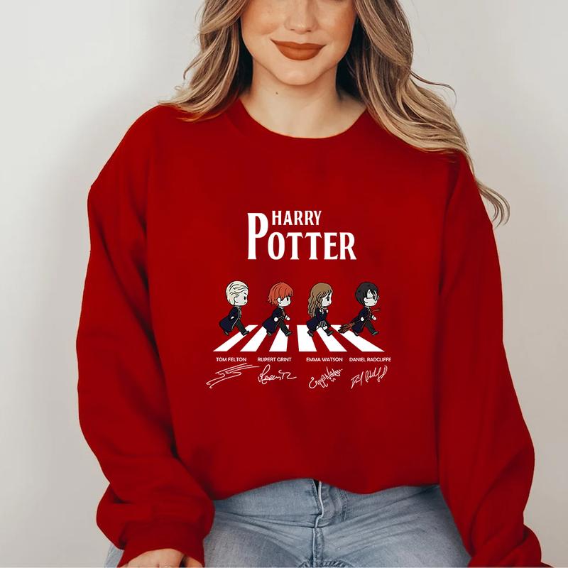 HP Actors Sweatshirt Hoodie Shirt, gift for fan Cotton Menswear Relaxed Fit Sweaters Tee