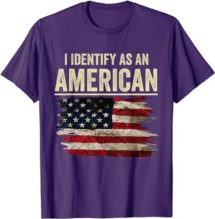 i Identify As An American Flag T-Shirt