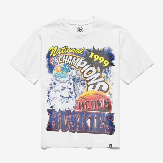 CONNECTICUT HUSKIES UCONN BONANZA FOUNDATION, VINTAGE GRAPHIC TEES, TP