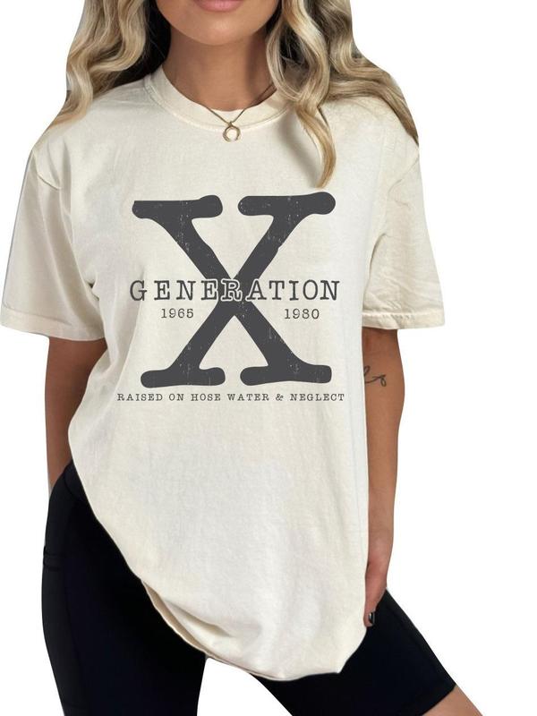 Gen X Colors Tshirt Generation X Tee Gen X Tshirt Generation X Shirt Raised on Hose Water Sweatshirt, Hoodie, Comfort Colors