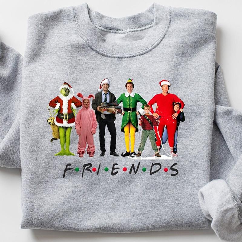 Christmas Movie Characters Crewneck Sweatshirt, Hoodie, T-shirt, Cute Christmas Gifts