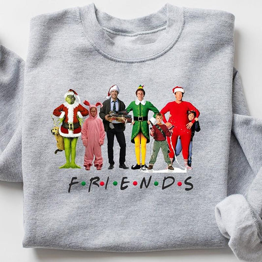 Christmas Movie Characters Crewneck Sweatshirt, Hoodie, T-shirt, Cute Christmas Gifts