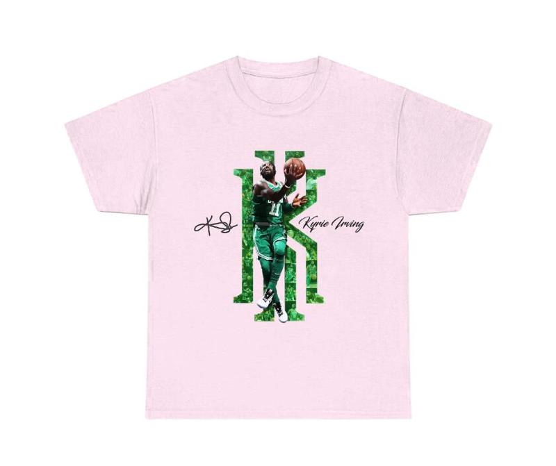 Kyrie Irving with Signature and Logo Dallas Maveriks T-Shirt, Basketball Shirt, Sweatshirt, Hoodie
