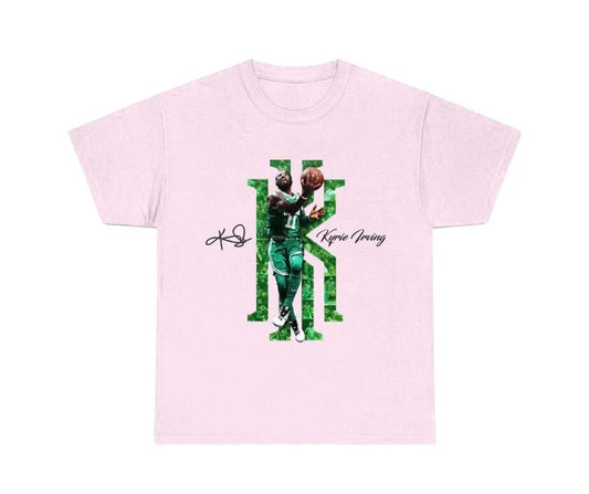 Kyrie Irving with Signature and Logo Dallas Maveriks T-Shirt, Basketball Shirt, Sweatshirt, Hoodie