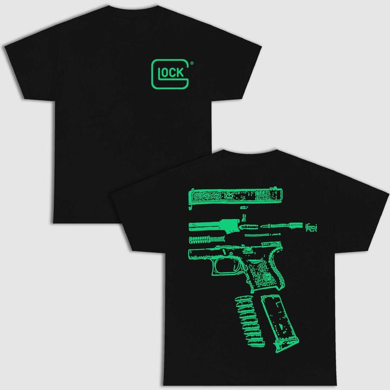 In Giockk We Trust Double Side Black Version Shirt Menswear Top, New Design color Red,Yellow,Blue,Green,Light Pịnk,Purple,White