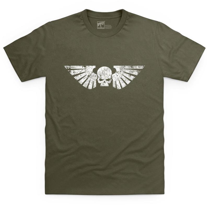 Astra Militarum Battleworn Insignia T Shirt - WARHAMMER MERCH