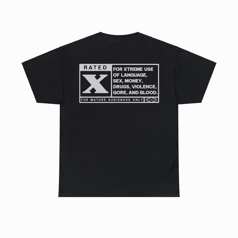 Ken Carson X Rated Tee Shirt, Unisex Cotton Graphic Shirt
