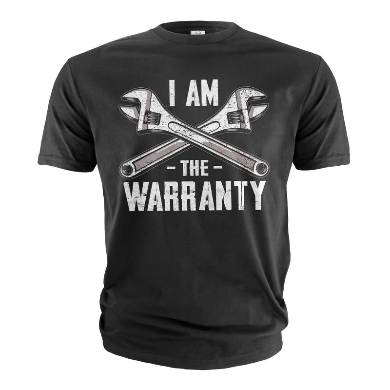 Men's Mechanic Shirt Funny Mechanic Tee Shirt Im The Warranty Shirt Auto Mechanic Gifts Car Mechanic T-Shirt Fathers Day Shirt For Dad Him