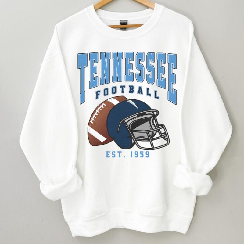 Tennessee Football Shirt Sweatshirt, Team Football Vintage Retro College Basketball