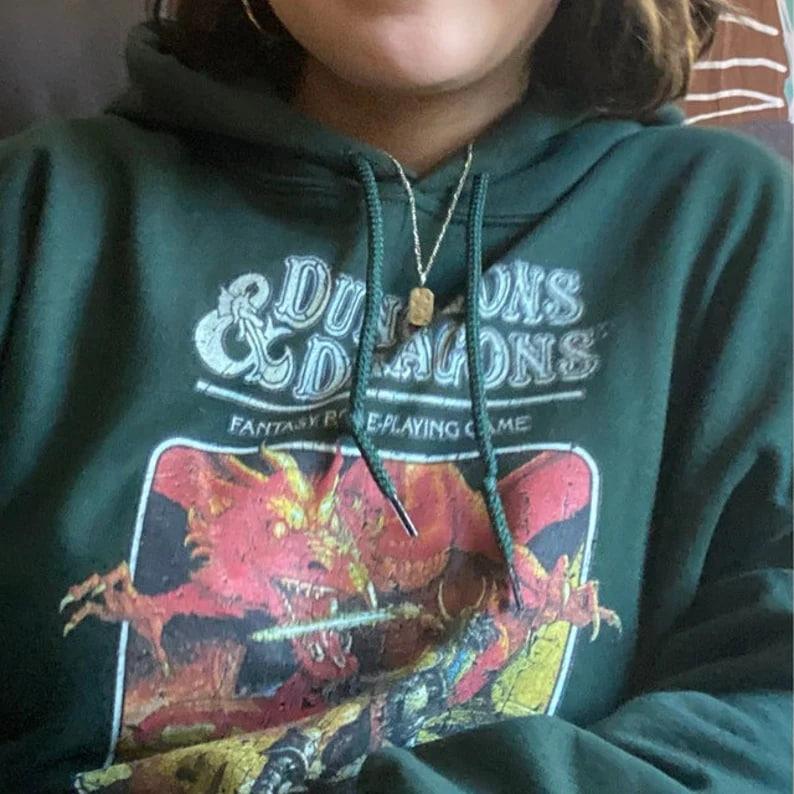 Vintage Dungeons & Dragons 1974 Sweatshirt, DnD Sweatshirt, DnD Shirt, Dungeon Master Sweatshirt,DND Dice Shirt