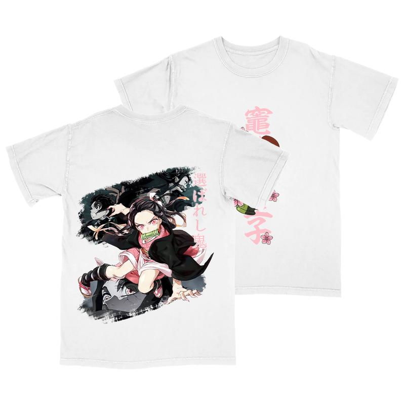 Nezuko Kamado 2 sides Shirt, Sun Breathing Nezuko, The Strongest Breathing Demon Slayer t-shirt, Kimetsu no Yaiba Shirt, Anime sweatshirt hoodie, Anim