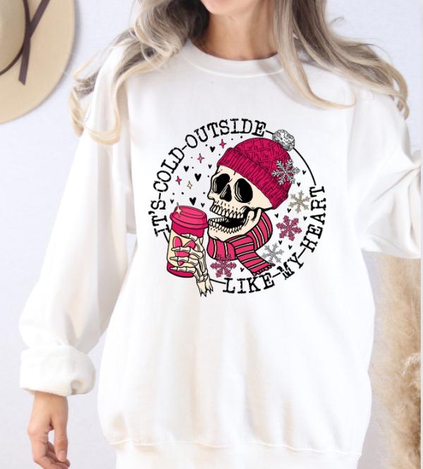 Cold Like My Heart Valentines Day Sweatshirt
