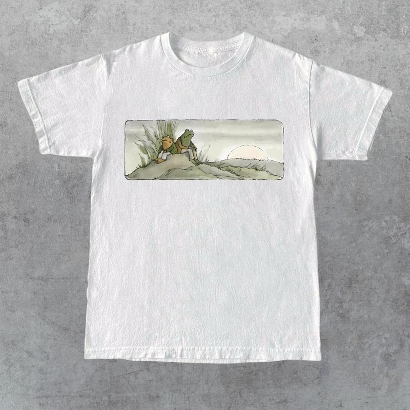Toad 90s Vintage Graphic Shirt, Retro Sad Frog Tee, Nature Shirt, Funny T-Shirt, Book Lovers Shirt, Vintage Unisex  Cotton Tee