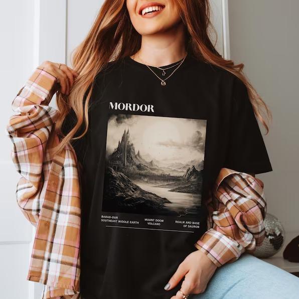 Mordor LOTR shirt Barad Dur Middle Earth, Lord of the Rings, Sauron fans