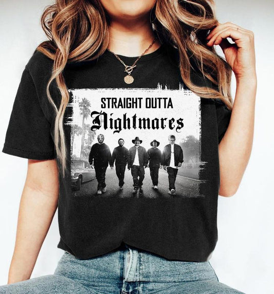 Hall-oween H-orror Characters  T-Shirt, Gift For Women and Man Unisex T-Shirt