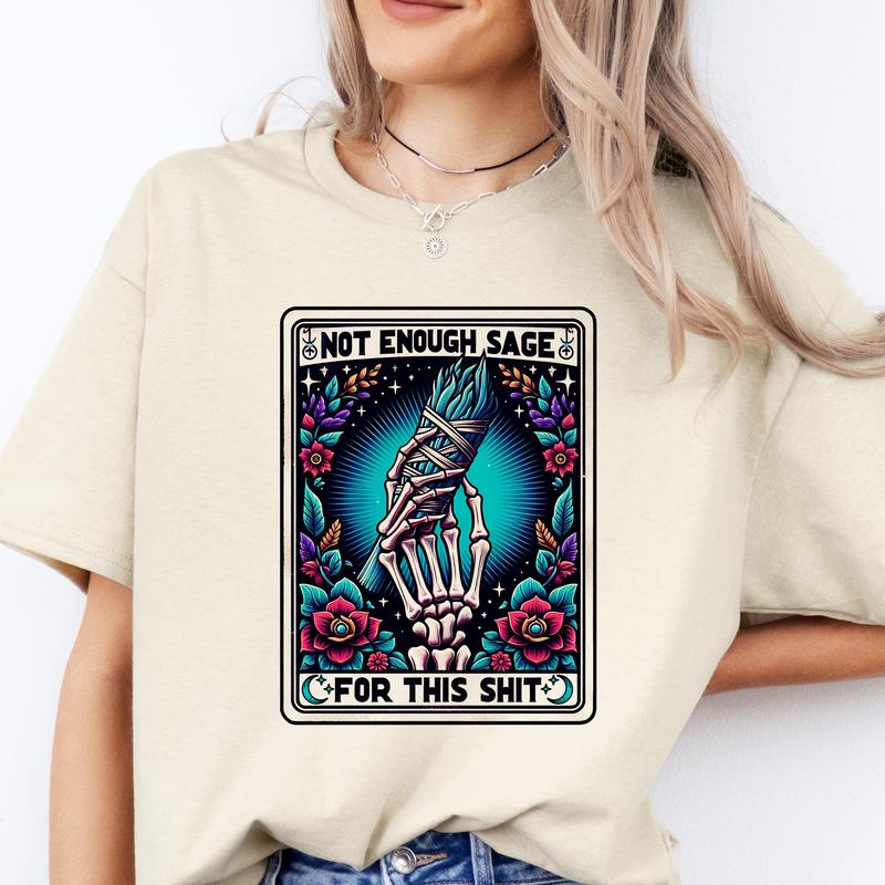 Tarot Card Funny T-Shirts - Print is Sublimation, Unisex T-Shirt, Funny Tee, Womenswear Graphic Tshirt Casual Fit