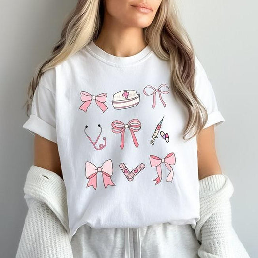 Coquette RN Shirt, Nurse Graduation Gift, Pediatric Nurse Shirt, NICU Nurse Shirt, Icu Rn, ER Nurse Tee, Nurse Practitioner, nurse shirt