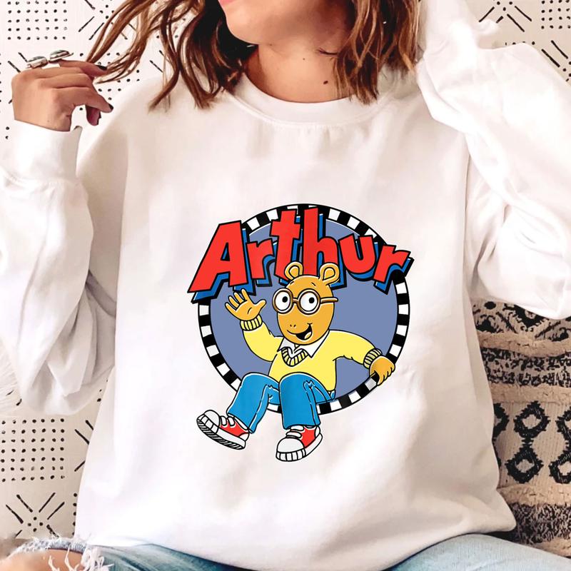 Arthur Non Distressed Arthur Waving Logo Stroke Shirt, Arthur and Friends Shirt, Arthur Marc Brown, Arthur's Adventure Tee, Children's Character Affir