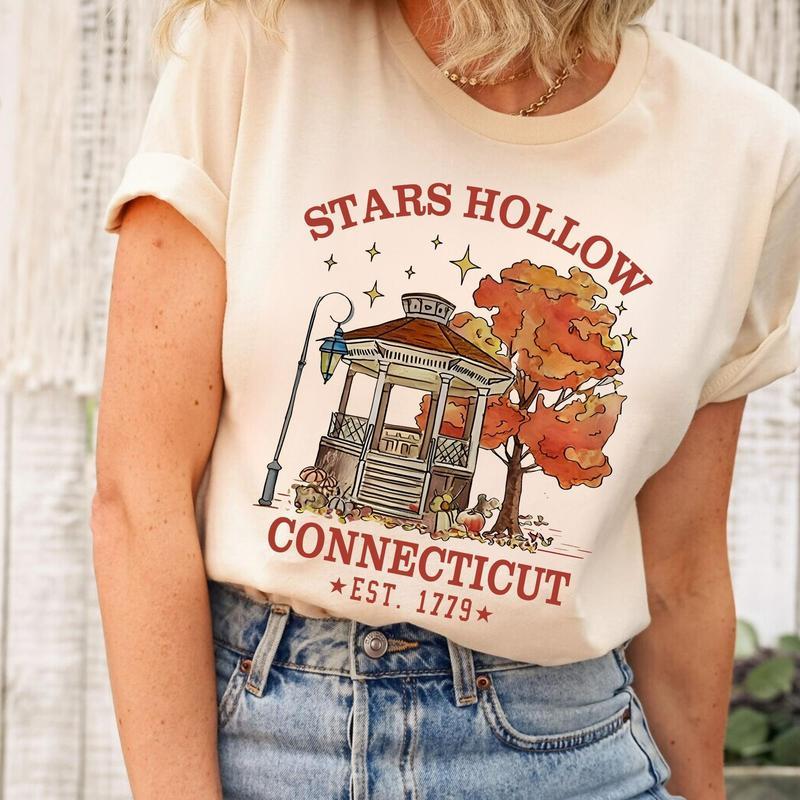 Star's Hollow Luke's Sweatshirts - Shirt , Gilmore Girls Shirt, Autumn Festival Shirts, Connecticut EST. 1779 Tee, Stars Hollow Shirt, Halloween Gift,